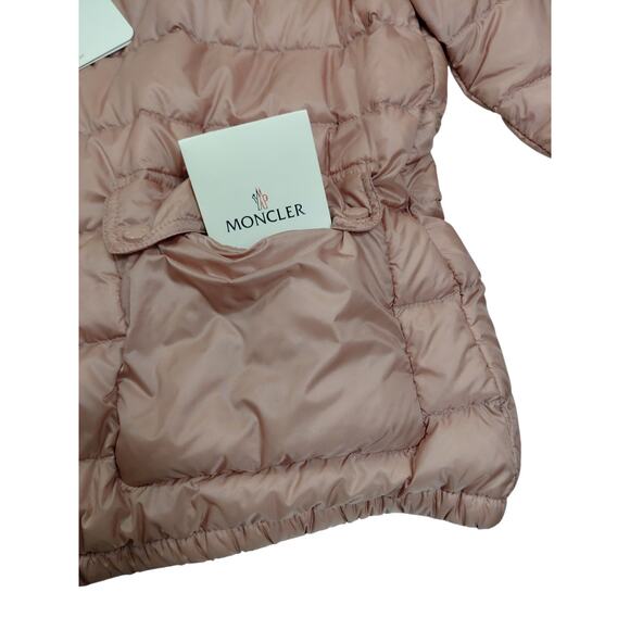 Moncler Puffer Jacket Down Women’s Size 5 Made in Pink $1,150 - Picture 6 of 13